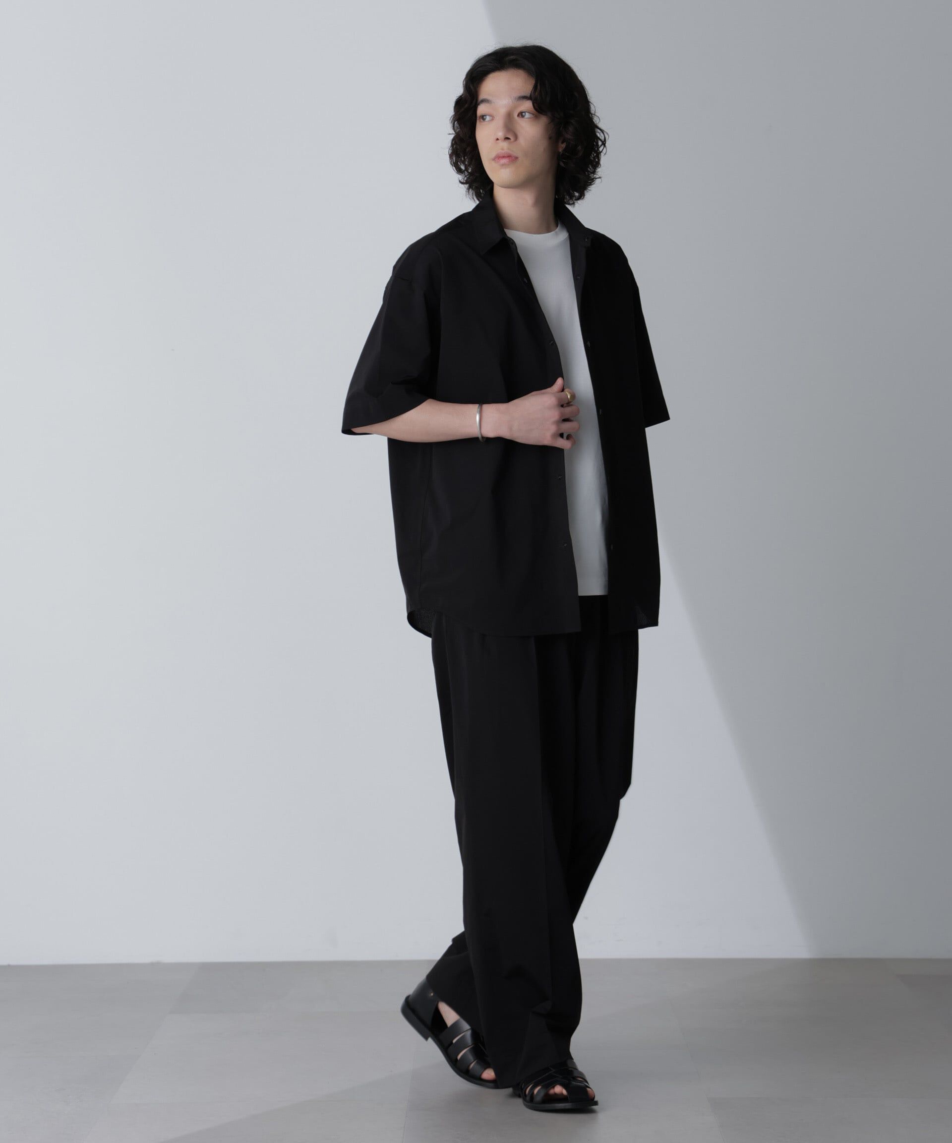 nano･universe「「AIR PASSAGE」テーパードイージーパンツ（セットアップ可）」|チノ|