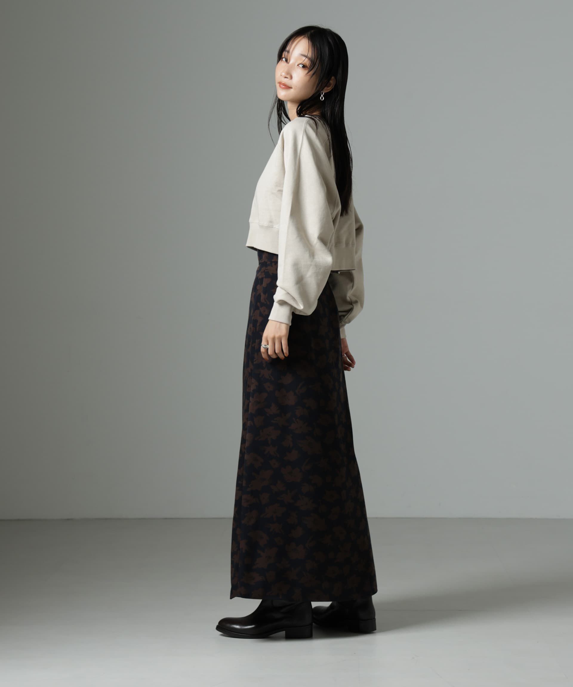 nano･universe「ショートスウェットプルオーバー」|Tシャツ・カットソー|