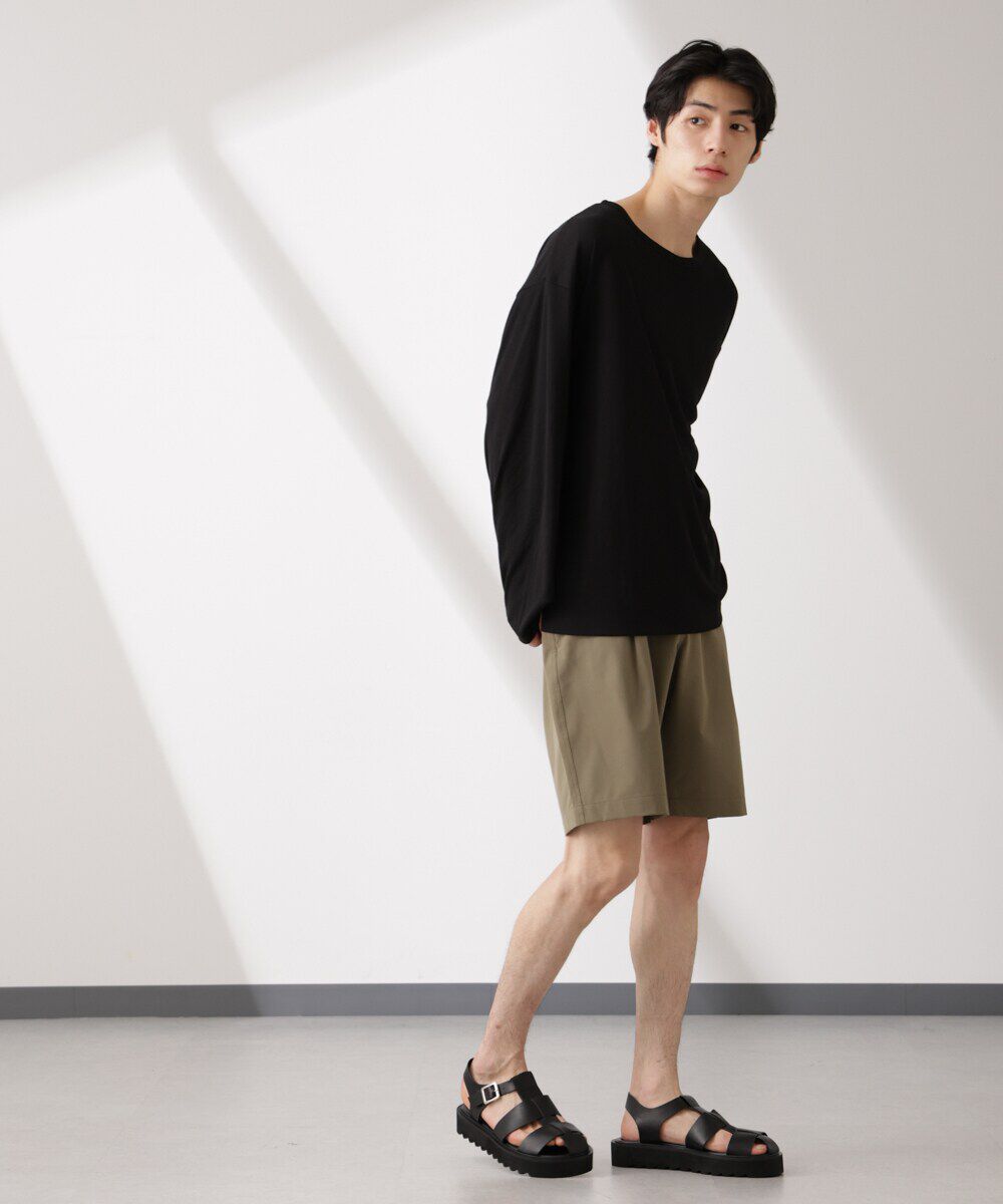 nano･universe「WEB限定/セミシアークルーネックプルオーバー 長袖」|Tシャツ・カットソー|