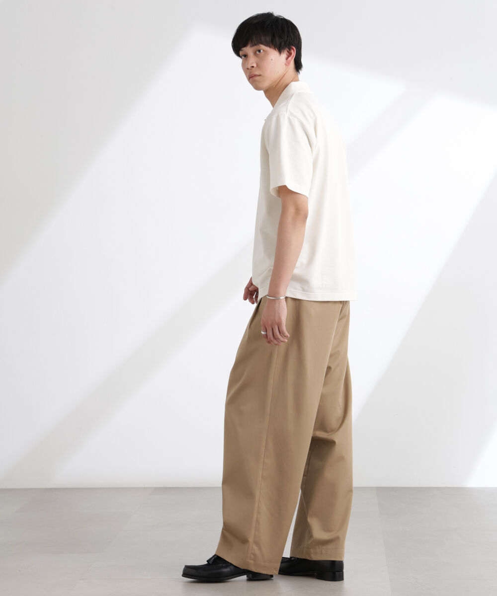 nano･universe「ナノベア鹿の子ポロシャツ 半袖」|Tシャツ・カットソー|