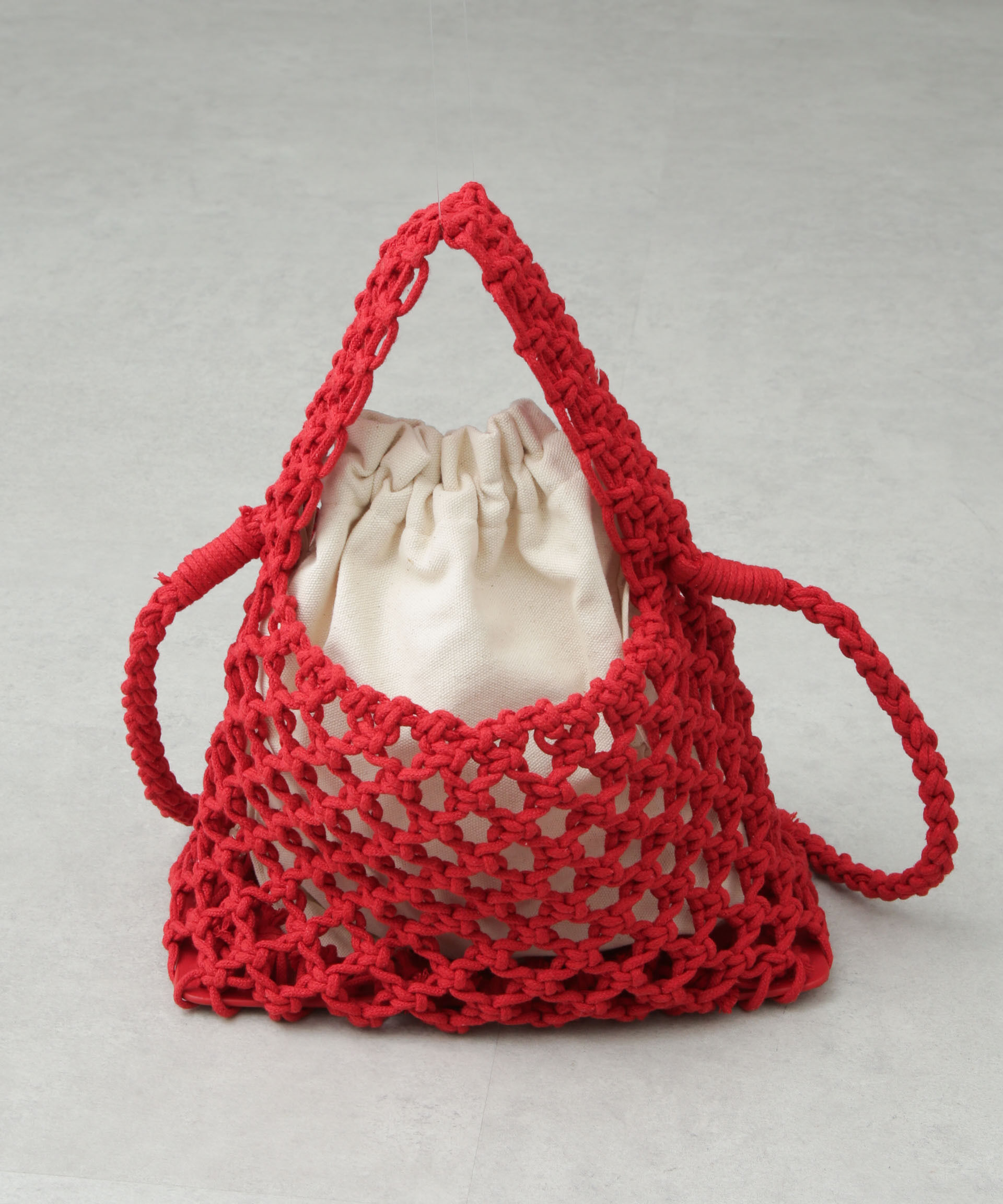 nano･universe「マクラメ編みショルダーバッグ」|ショルダー・メッセンジャー|