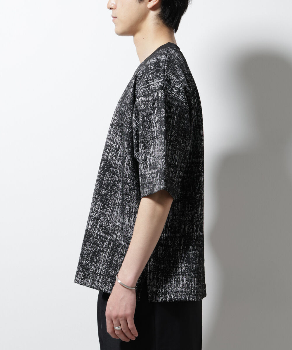 nano･universe「パターンジャガードワイドTシャツ」|Tシャツ・カットソー|