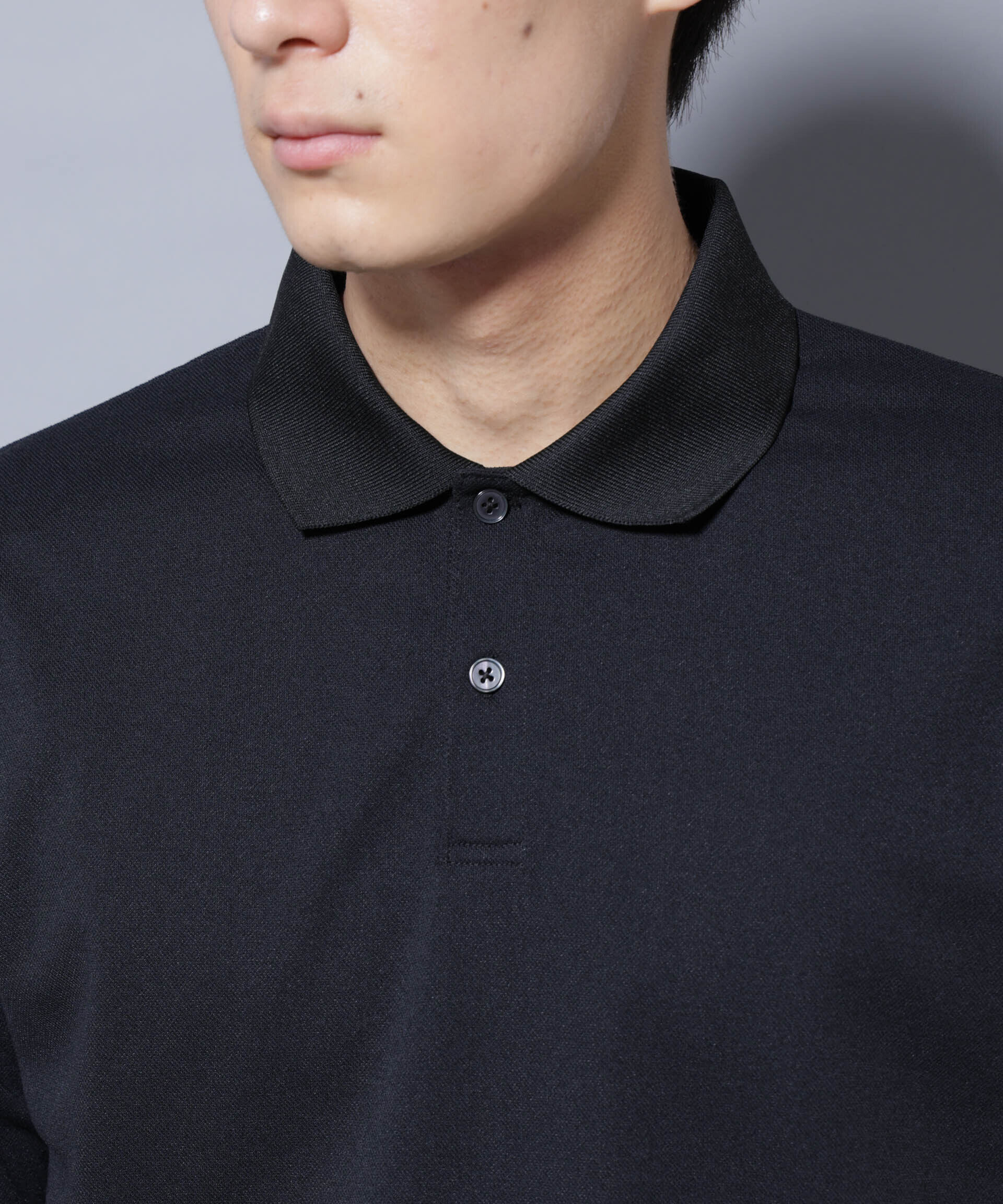 nano･universe「「N POLO」 AERO FREEZE 鹿の子ポロシャツ」|Tシャツ・カットソー|