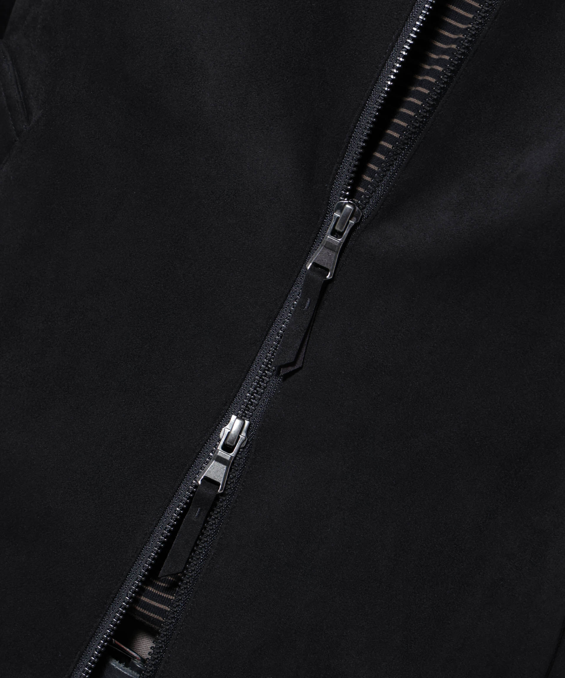 nano･universe「フェイクスエードブルゾン」|ブルゾン・スタジャン|