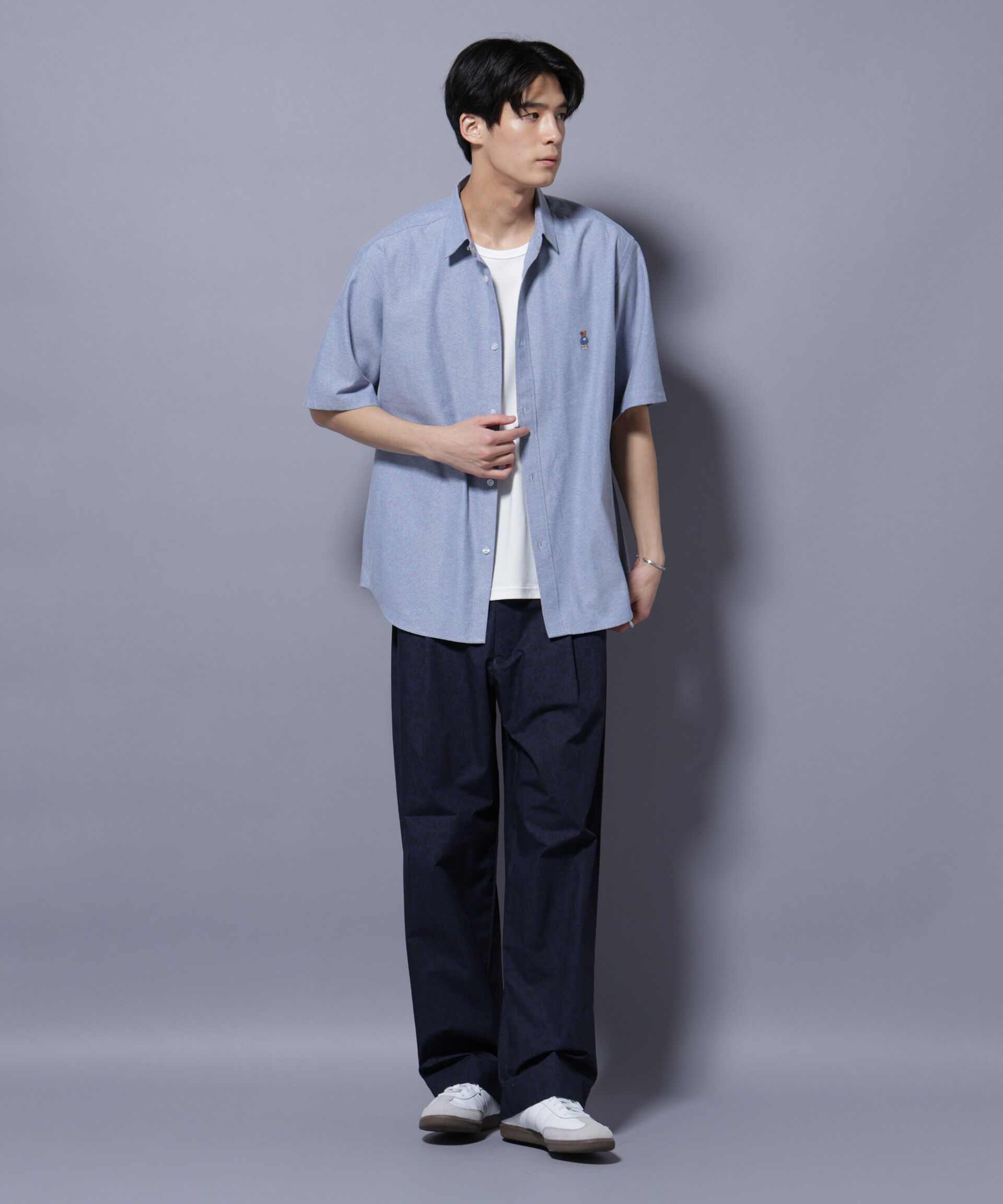 nano･universe「オリジナルパターンイージーパンツ」|チノ|