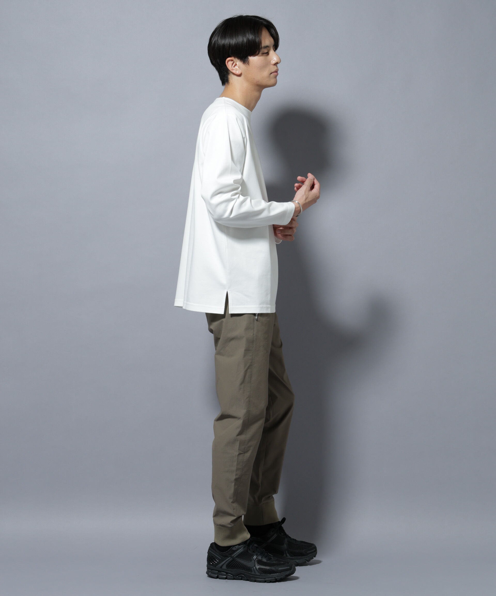 nano･universe「｢N TROUSERS BASIC｣TEXBRID(R) ｼﾞｮｶﾞｰﾊﾟﾝﾂ/ｽﾄﾚｯﾁ･撥水(ｾｯﾄ  」|チノ|