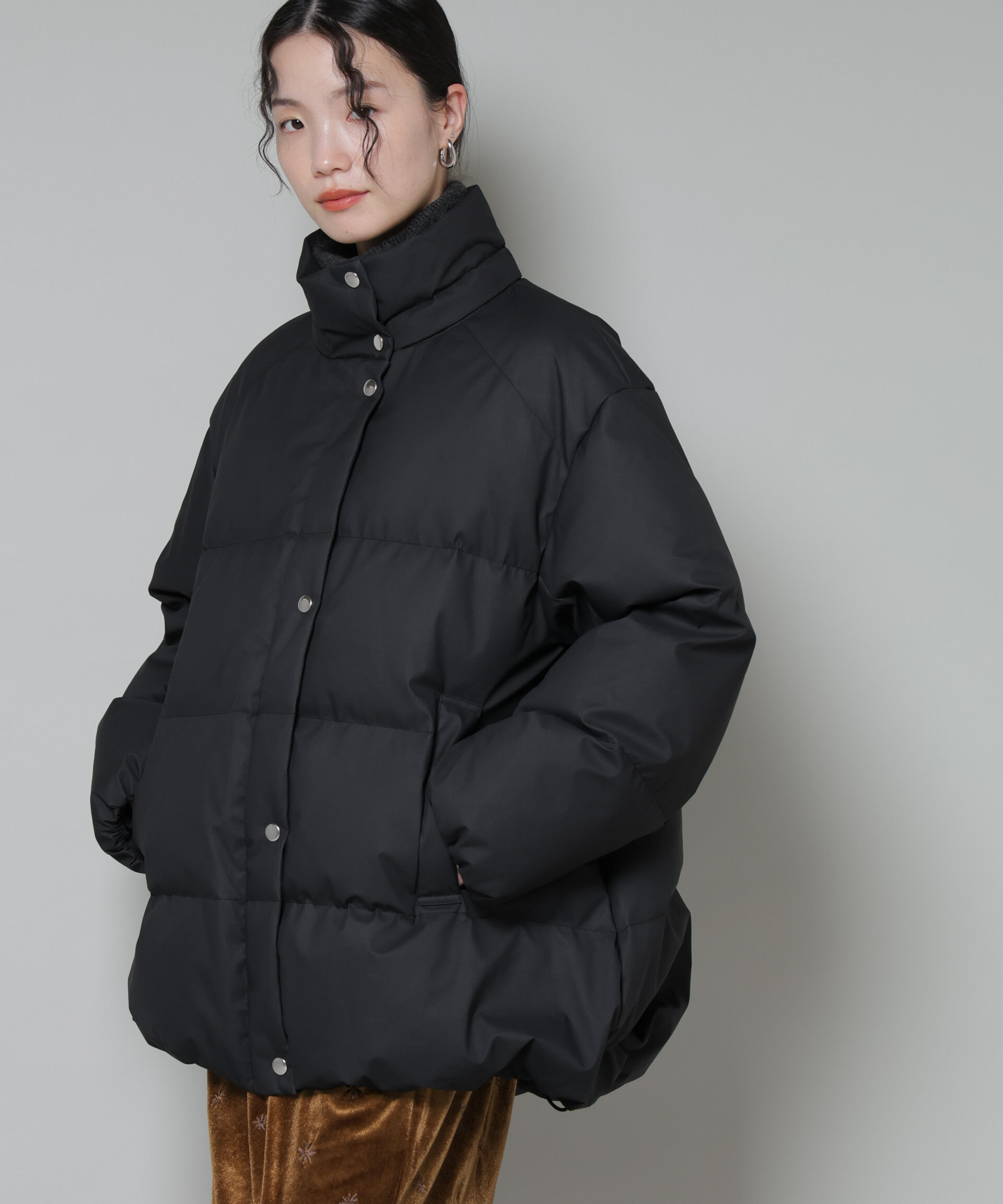 nano･universe「Aラインミドルダウンコート」|ダウン|