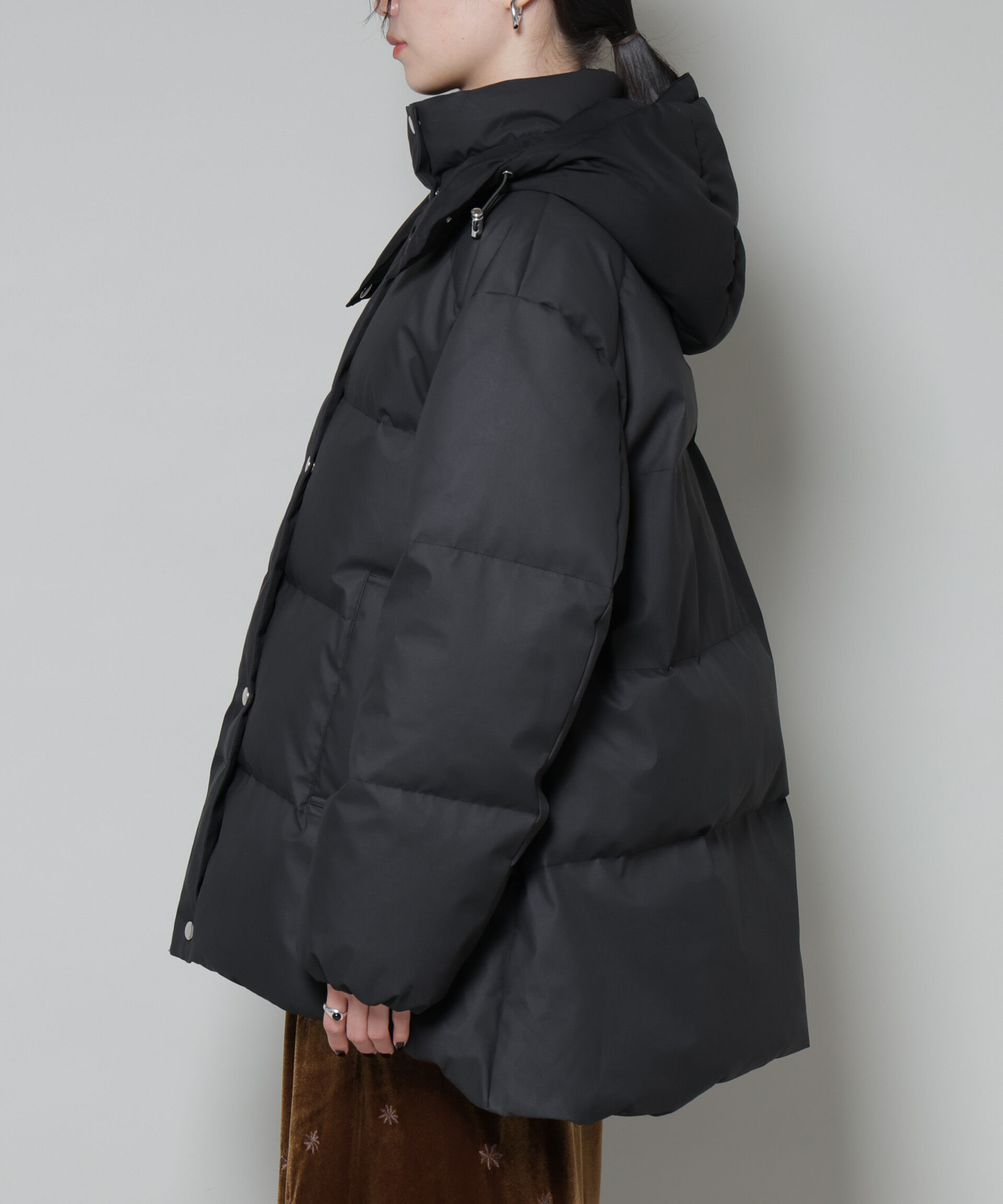 nano･universe「Aラインミドルダウンコート」|ダウン|