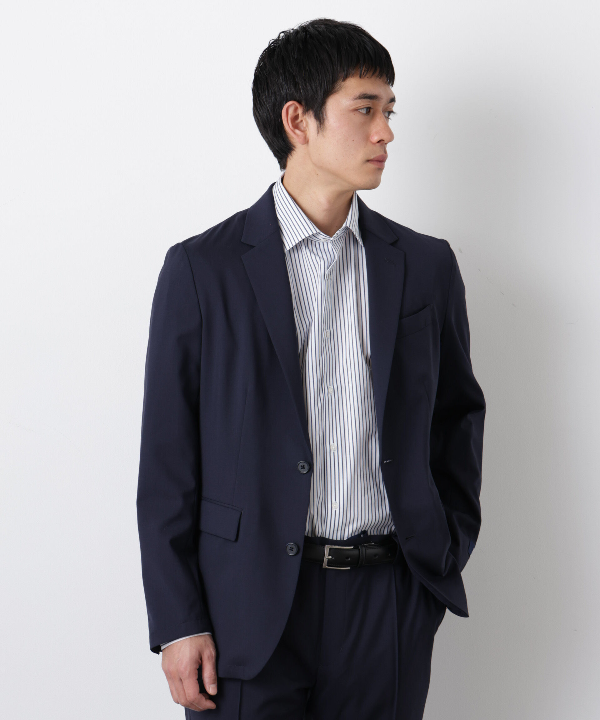 nano･universe「｢DamerinoSelect｣JAPANfabricウールストレッチジャケット（セットアップ可）」|スーツ|