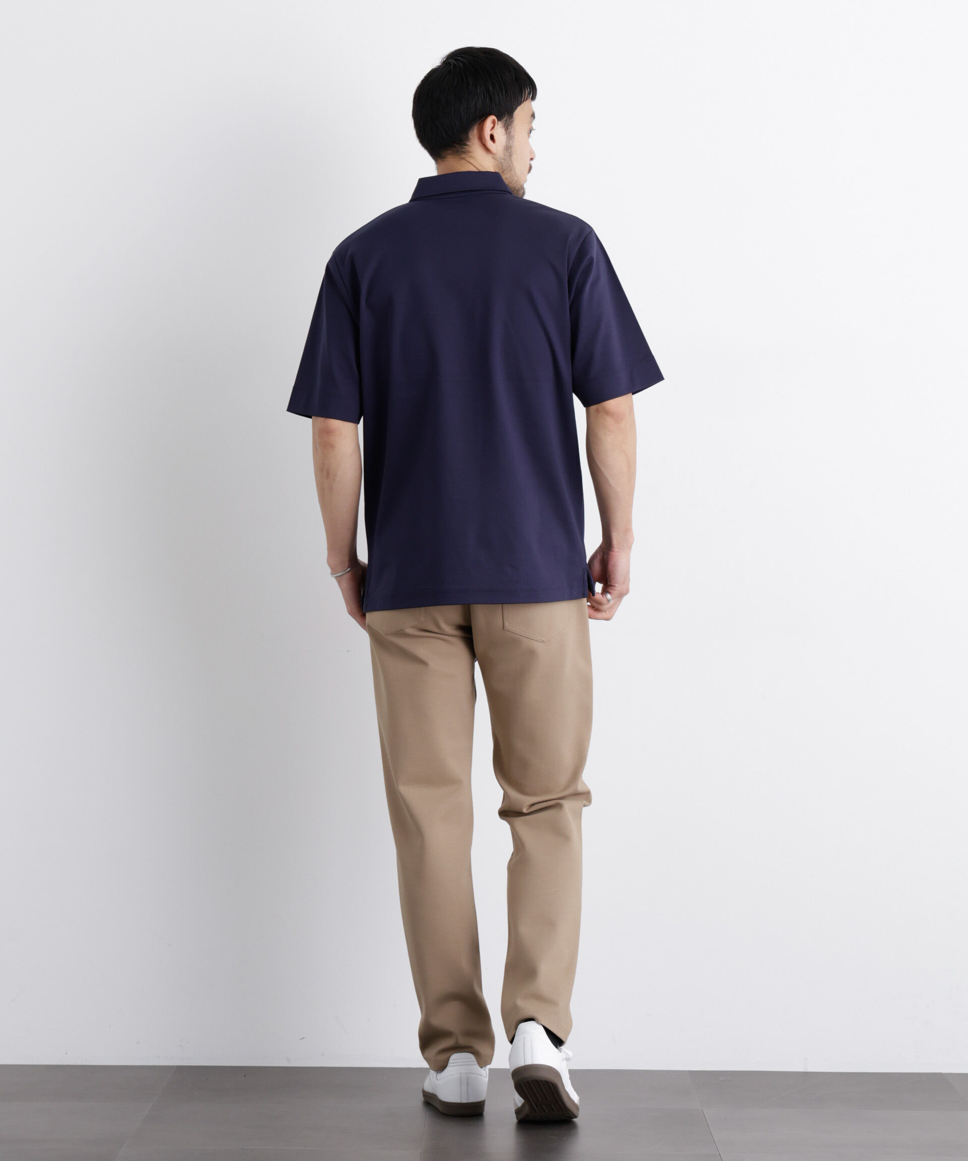 nano･universe「アンチスメル ポロシャツ 半袖」|Tシャツ・カットソー|