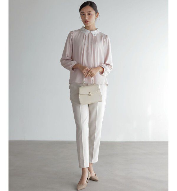 組曲「【KUMIKYOKU NAVY】コンフォータブルドレープ フリルテーパードパンツ」|その他|