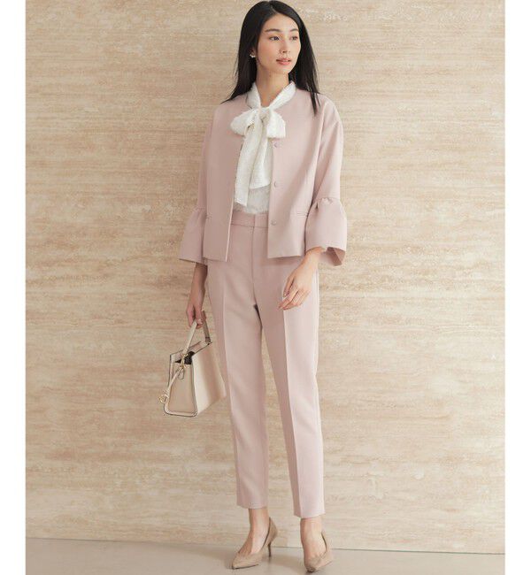 組曲「【KUMIKYOKU NAVY】コンフォータブルドレープ フリルテーパードパンツ」|その他|