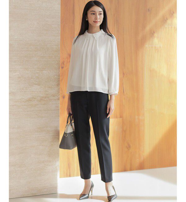 組曲「【KUMIKYOKU NAVY】コンフォータブルドレープ フリルテーパードパンツ」|その他|