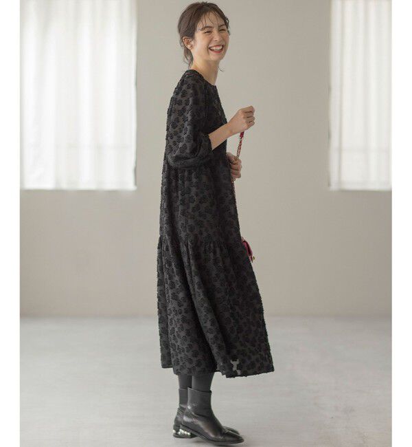 組曲「カットジャカードティアードワンピース」|ワンピース|