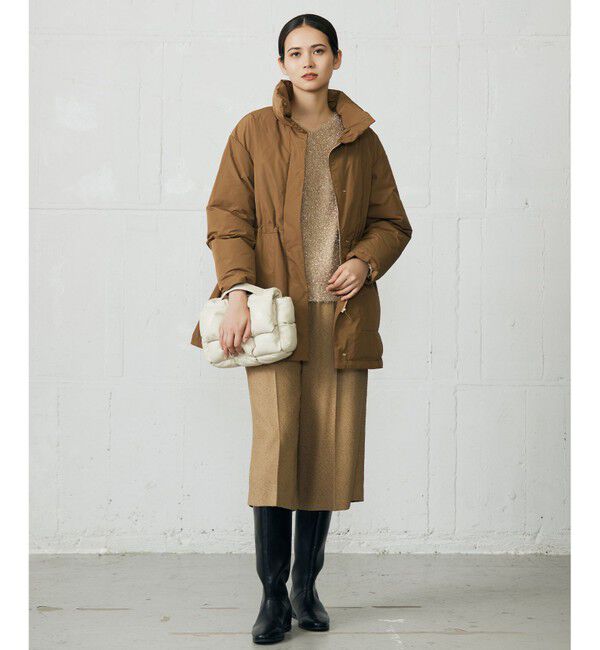 自由区「【カタログ掲載】マイクロタッサーダウンスタンドカラー コート」|ダウン|