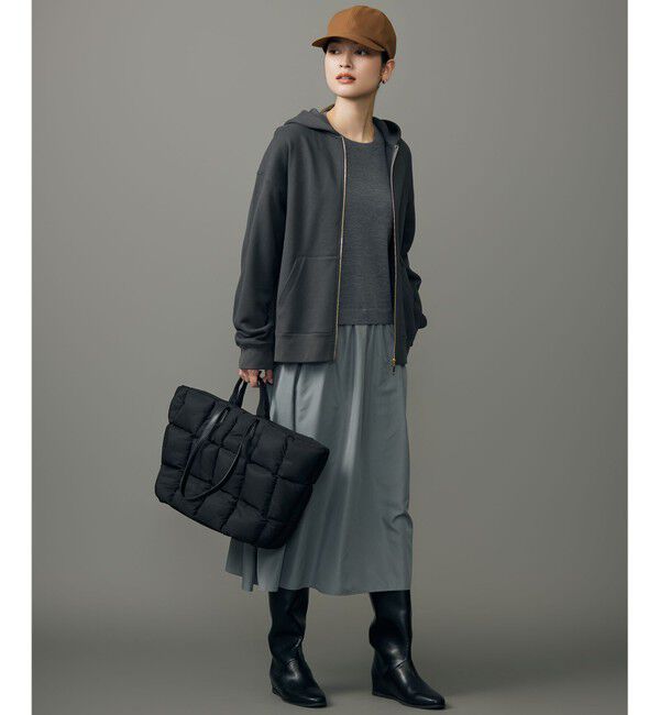 自由区「【SHIHOさん着用】パディングナイロン2ハンドルトート バッグ」|トートバッグ|