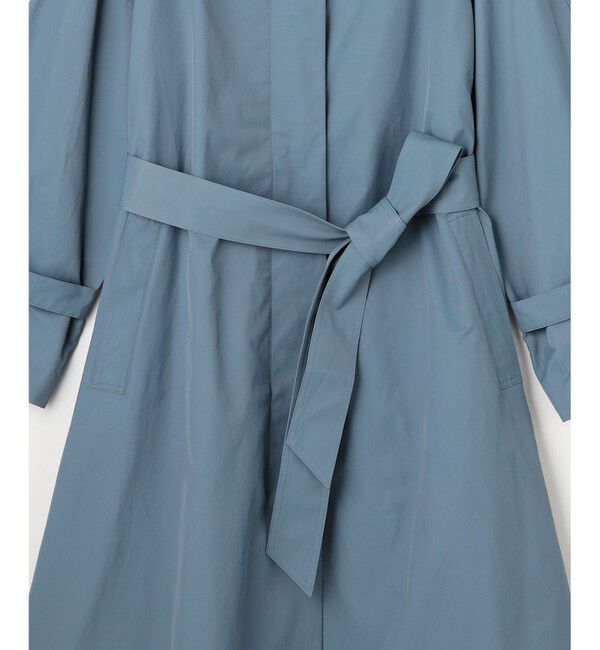 自由区「【春の必需品・オンオフ使える】コットンナイロンバルカラー コート」|ステンカラーコート|