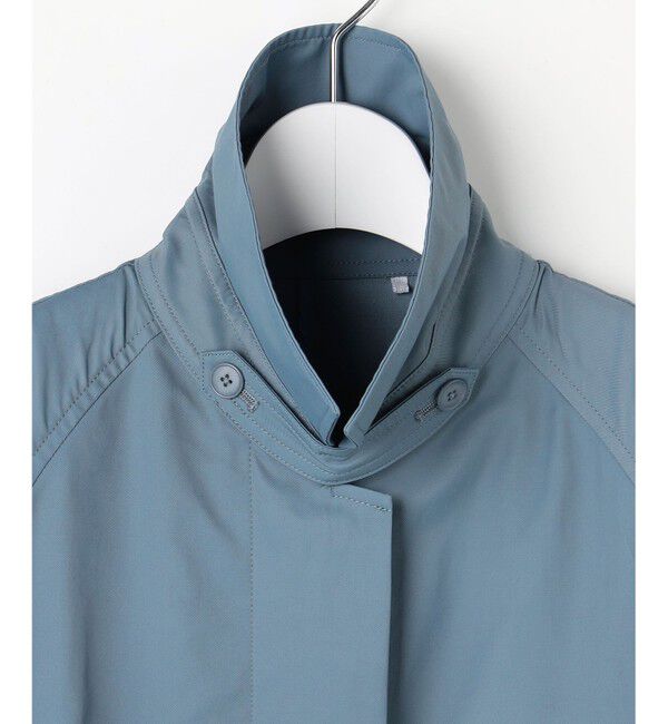 自由区「【春の必需品・オンオフ使える】コットンナイロンバルカラー コート」|ステンカラーコート|