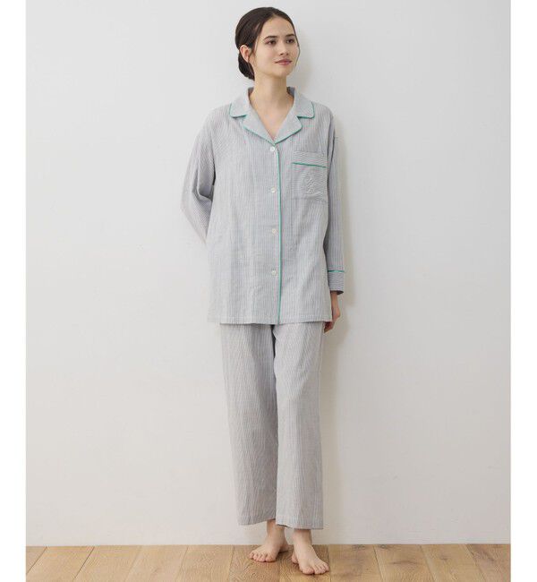 自由区「【WEB限定】オーガニックコットンパジャマ」|ルームウェア|