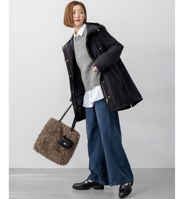 23区「【滝沢眞規子さん着用/洗える】コットン コーデュロイ ワイド パンツ」|その他|