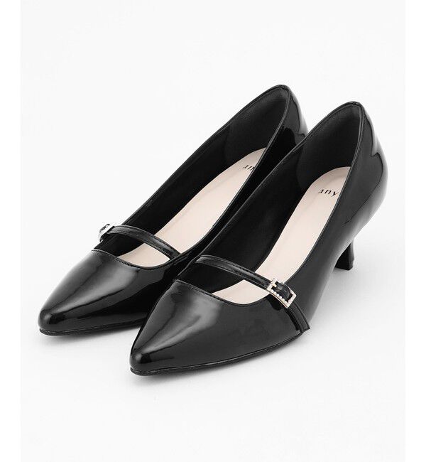 ANY SIS「【23.0~24.0cm】ミニストーンバックル パンプス」|パンプス|