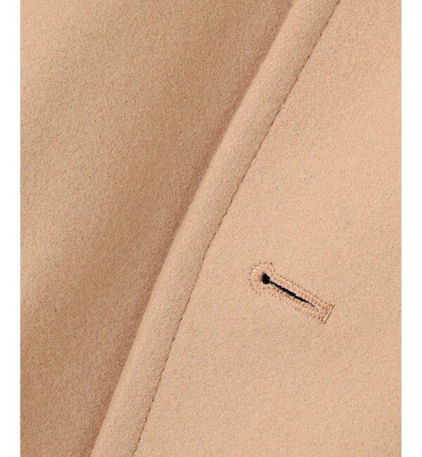 BEIGE,「GABELLE / ミドル丈スタンドカラーウールコート」|ステンカラーコート|