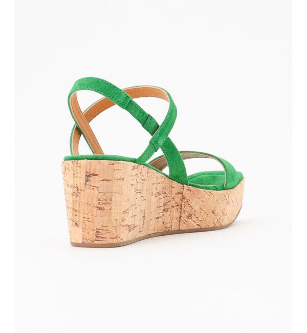  「FABIO RUSCONI コルクウェッジサンダル」|サンダル|
