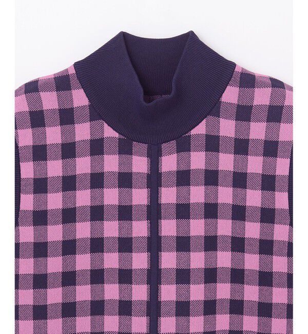 Diagram「チェックショートニットトップ」|ニット・セーター|