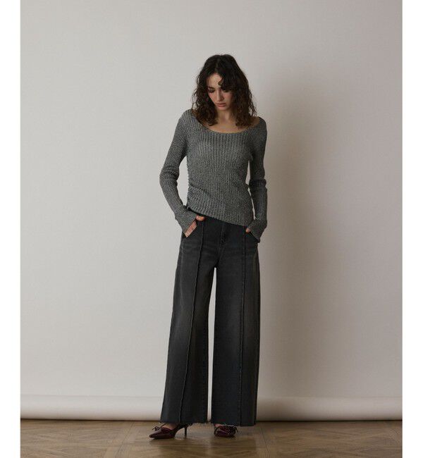 Diagram「ラメリブクルーネックトップ」|Tシャツ・カットソー|