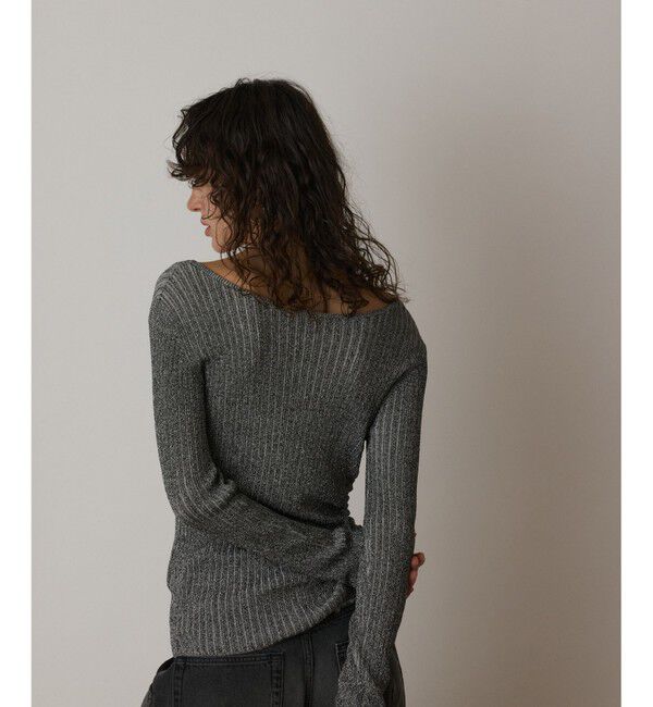 Diagram「ラメリブクルーネックトップ」|Tシャツ・カットソー|