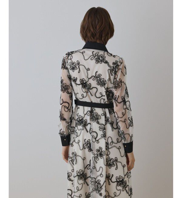 GRACE CONTINENTAL「チュールコードレースワンピース」|ワンピース|