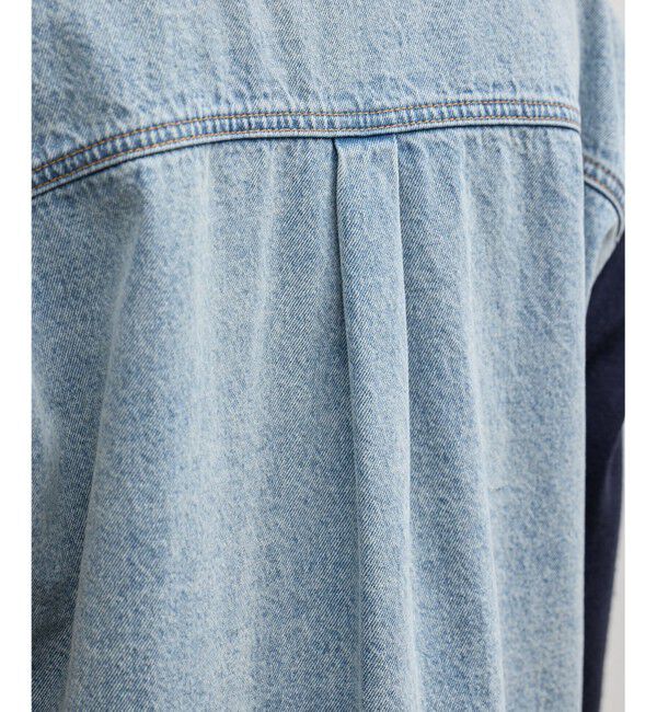 Diagram「ニットスリーブデニムワンピース」|ワンピース|