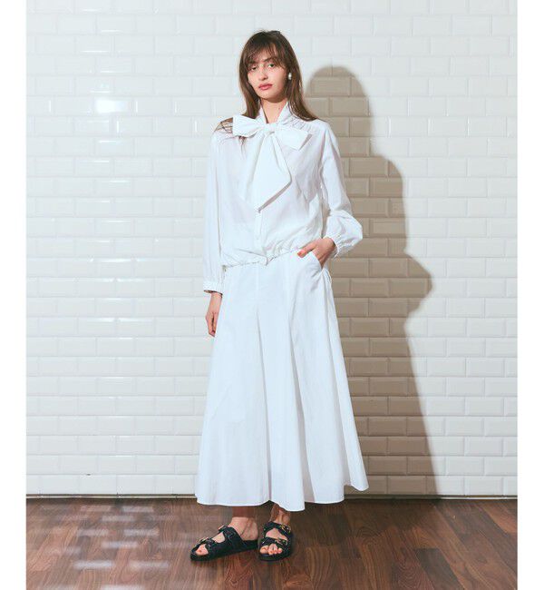 Grace Class「ナイロンボリュームスカート」|スカート|ホワイト