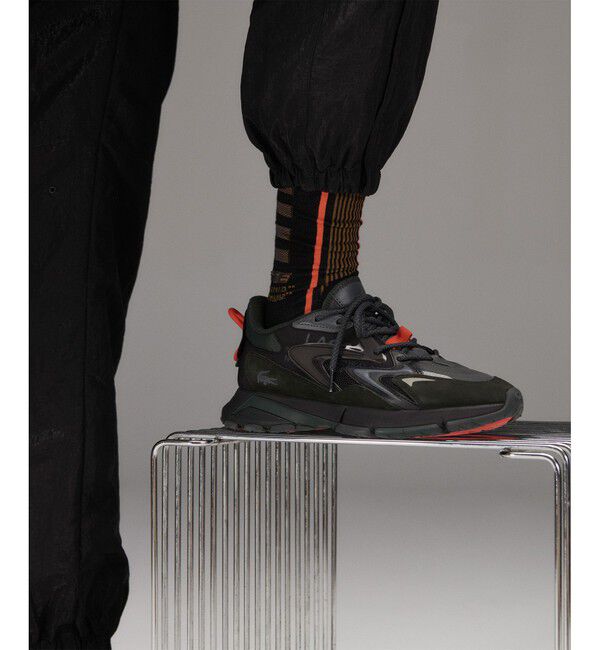 LACOSTE「メンズ L003 NEO TECH 224 1 SMA 厚底スニーカー」|スニーカー|ブラック