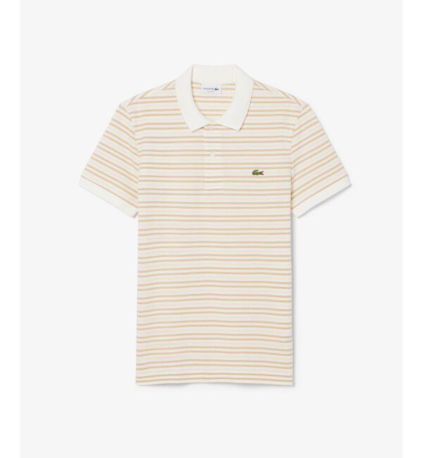 LACOSTE「マルチボーダー鹿の子地ポロシャツ」|ポロシャツ|