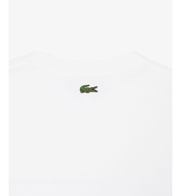 LACOSTE「エンボスパリロゴ クルーネックTシャツ」|Tシャツ・カットソー|