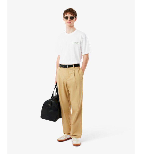 LACOSTE「ルネ・ラコステ シグネチャー&ラケットプリントTシャツ」|Tシャツ・カットソー|