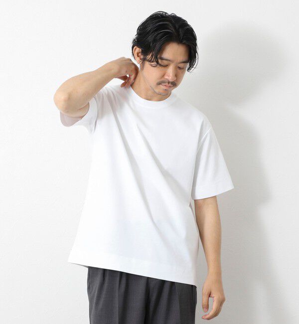 NOLLEY'S goodman「《ビジカジ対応》ハイゲージ シルケットポンチ ドレスCN T 25SS」|Tシャツ・カットソー|