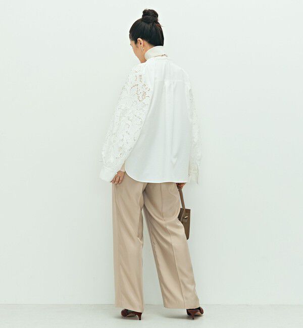 NOLLEY'S「ウォッシャブルサテンワイドパンツ」|その他|