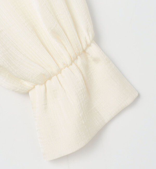 NOLLEY'S「楊柳サテン2WAYギャザーブラウス」|シャツ・ブラウス|