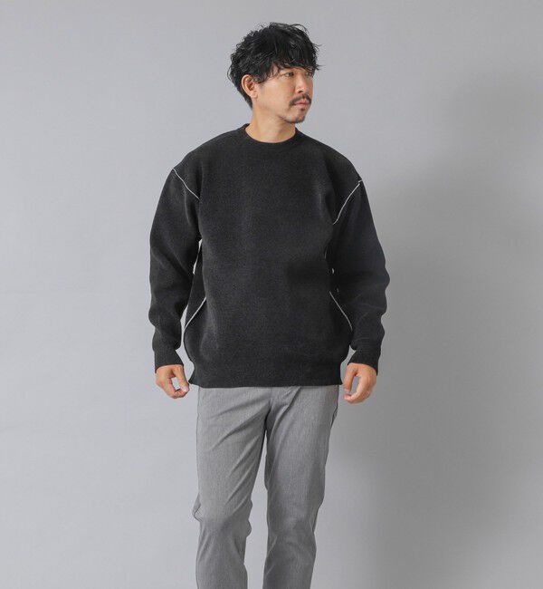 NOLLEY'S goodman「【ACTIVE SECT】《限定展開》Wフェイスモールクルーネック 25AW」|ニット・セーター|