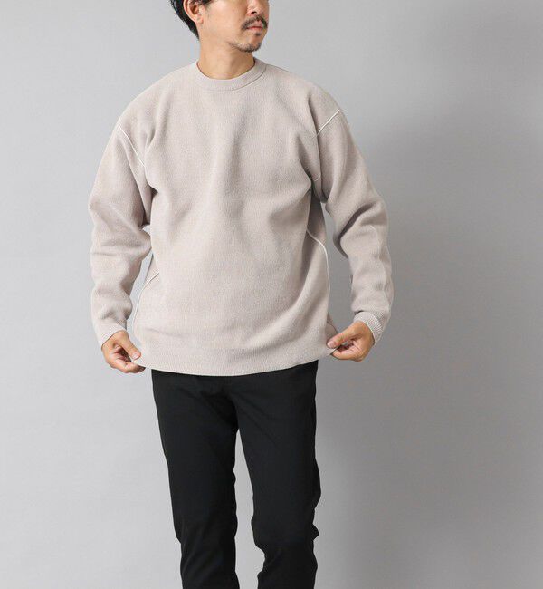 NOLLEY'S goodman「【ACTIVE SECT】《限定展開》Wフェイスモールクルーネック 25AW」|ニット・セーター|