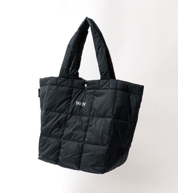 NOLLEY'S goodman「【TAION / タイオン】BASIC LUNCH DOWN TOTE BAG M」|トートバッグ|チャコールグレー