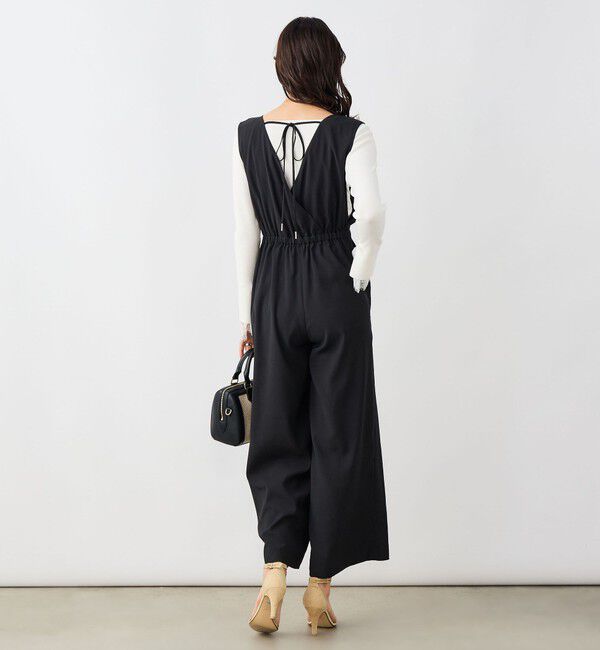 NOLLEY'S sophi「ウォッシャブルバックサテンサロペット」|オールインワン|