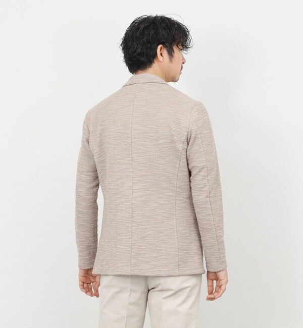 Stutostein「《ビジカジ対応》ツィードジャージーテーラーCD 26SS」|カーディガン|