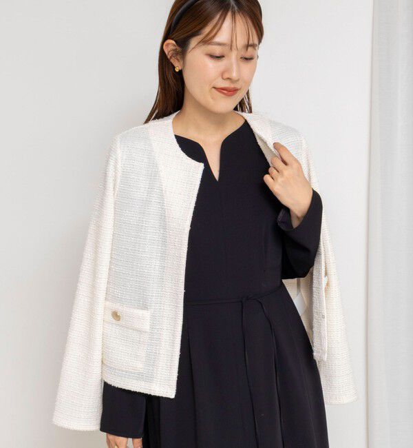 NOLLEY'S「ウォッシャブルウエストタックワンピース」|ワンピース|