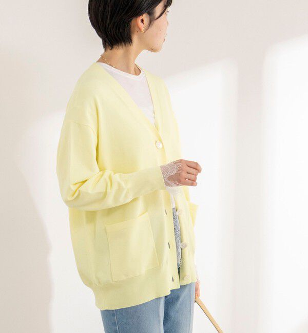 NOLLEY'S sophi「【新色追加】《手洗い可能》マルチファンクションVネックカーディガン」|カーディガン|