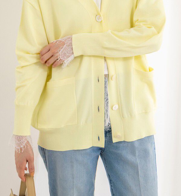 NOLLEY'S sophi「【新色追加】《手洗い可能》マルチファンクションVネックカーディガン」|カーディガン|