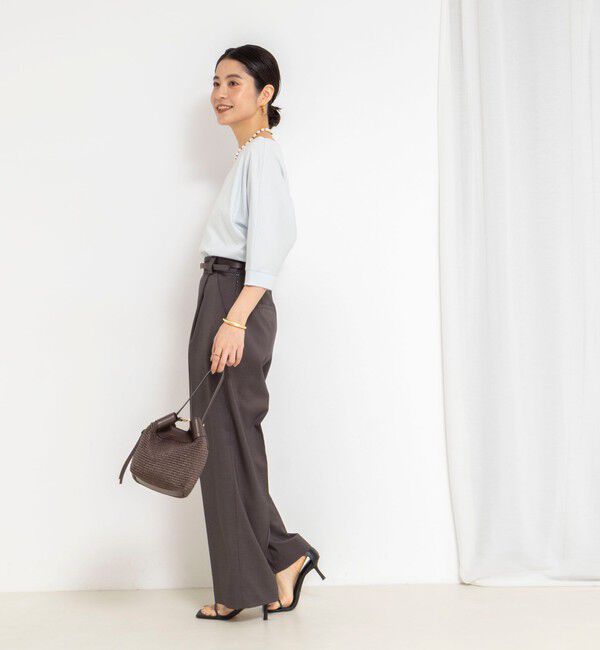 NOLLEY'S「ウォッシャブルドルマンTシャツ」|Tシャツ・カットソー|