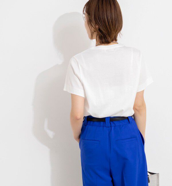 NOLLEY'S「ウォッシャブルベーシックTシャツ」|Tシャツ・カットソー|